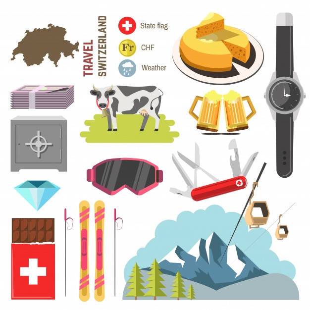 626x626 Switzerland Map Vectors, Photos And Free Download