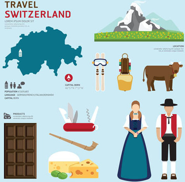 375x368 Switzerland Free Vector Download