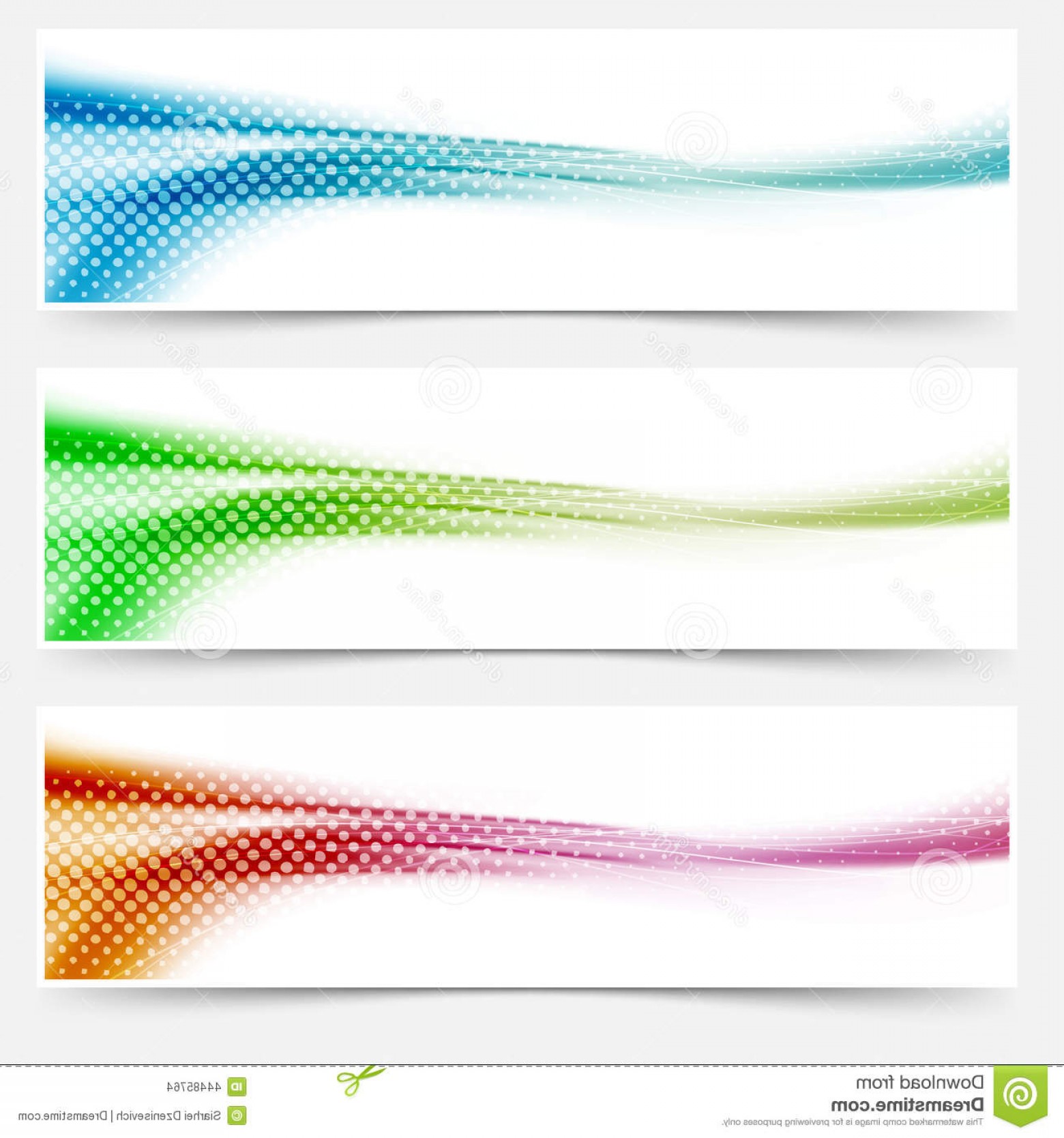 1560x1668 Stock Illustration Blue Light Line Headers Footers Collection Set