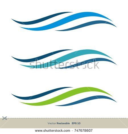 450x470 Water Waves Swoosh Vector Logo Template Inclusive Leadership