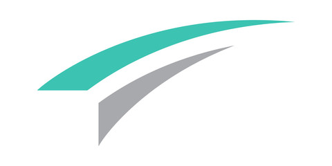 480x240 Wave Spalsh Swoosh Logo Vector