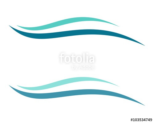 500x400 Blue Wave Swoosh Water Logo Template Stock Image And Royalty Free