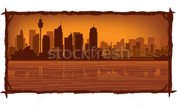 600x359 Sydney Australia Skyline Vector Illustration Yuri Konovalov