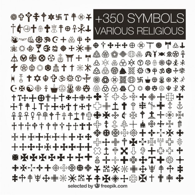 Variety Of Religious Symbols Vector Free Download 626x626 Variety Of Religious Symbols Vector Free Download