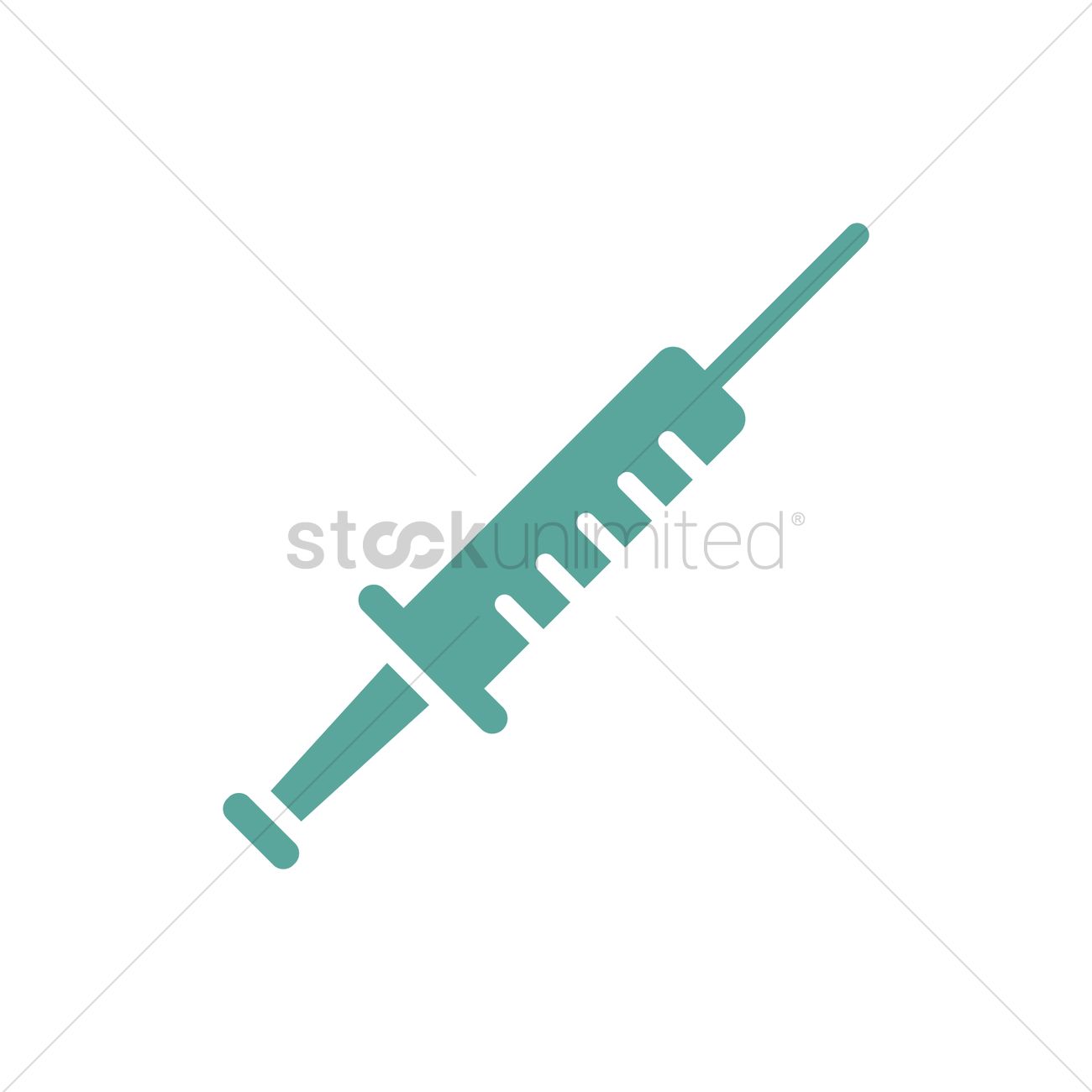 1300x1300 Syringe Vector Image