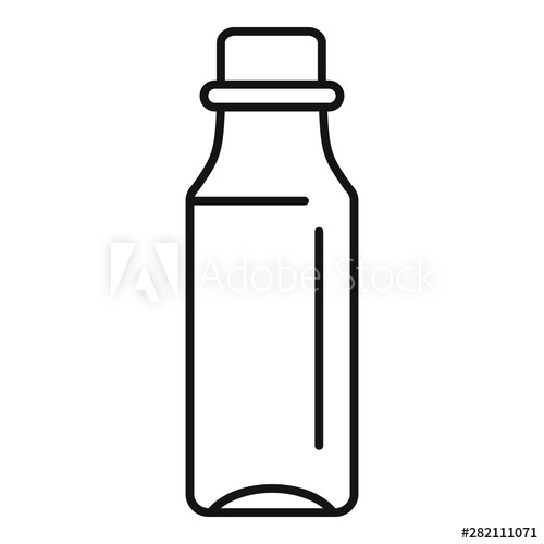500x500 Medical Syrup Bottle Icon Outline Medical Syrup Bottle Vector