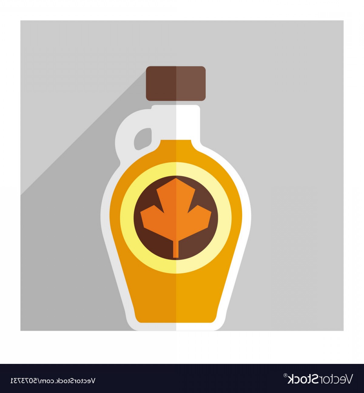 1200x1296 Color Flat Maple Syrup Bottle Template Vector Catchsplace