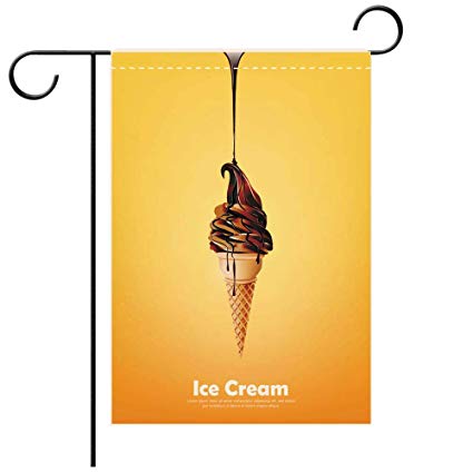 425x425 Beicici Artistically Designed Yard Flags, Double