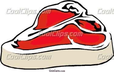 Bone Steak Vector Clip Art 375x238 Bone Steak Vector Clip Art