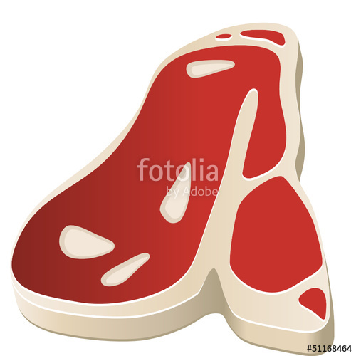 Simplified Vector T Bone Steak Stock Image And Royalty Free 500x500 Simplified Vector T Bone Steak Stock Image And Royalty Free