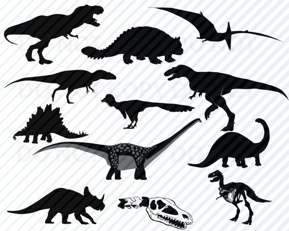Dinosaur Bundle T Rex Vector Images Silhouette Clip Art Etsy 570x456 Dinosaur Bundle T Rex Vector Images Silhouette Clip Art Etsy