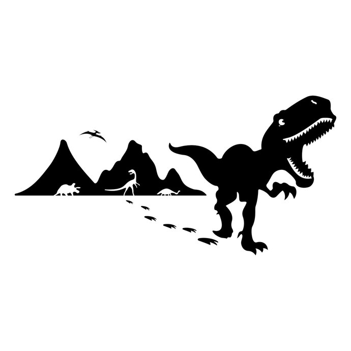 690x690 Dinosaurs T Rex Graphics Design Dxf