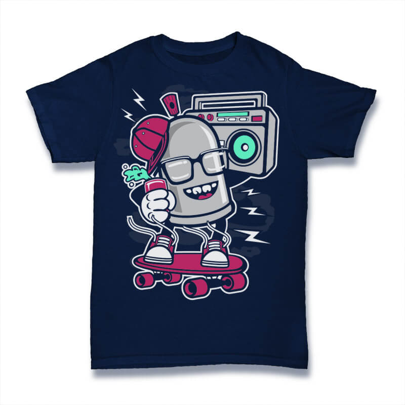 800x800 Cartoon Vector Tshirt Designs