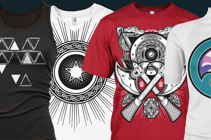 713x473 T Shirt Design Vector Graphics