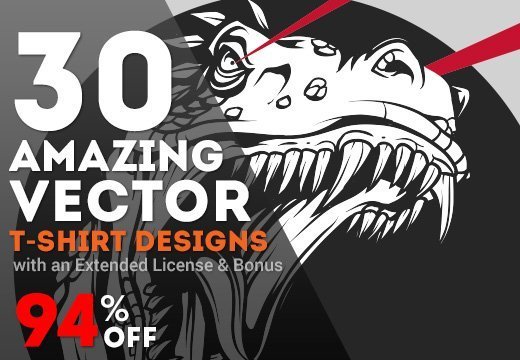 520x360 Amazing Vector T Shirt Designs Bonus