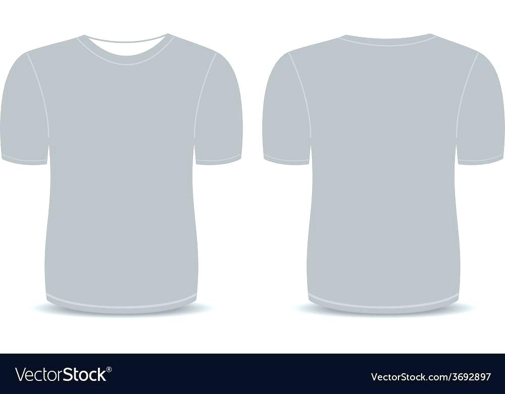 1000x780 Blank T Shirt Gray Template Vector Image Tee For Free Download T