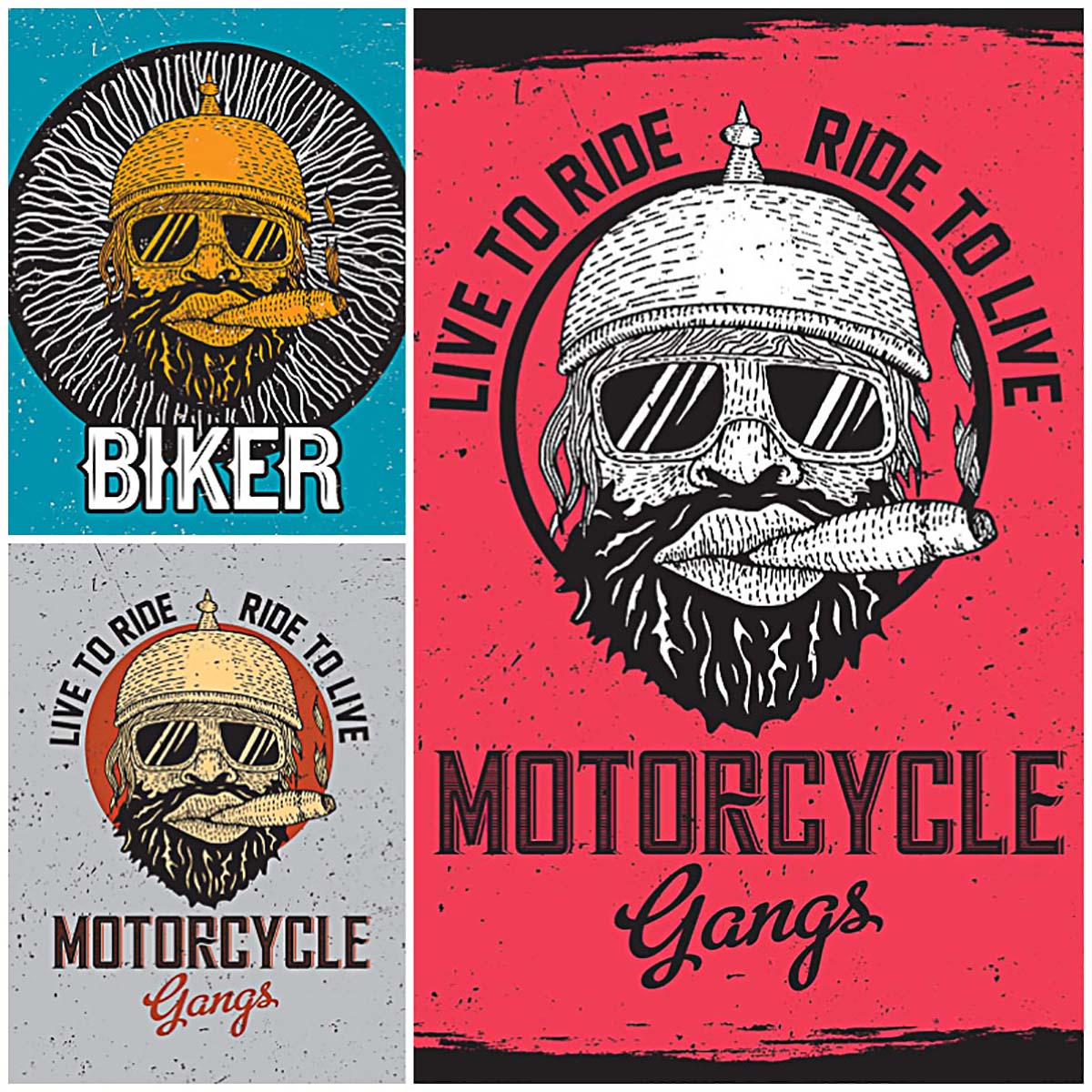 1200x1200 Biker T Shirt Print Design Free Download