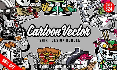 Vector Cartoons Tshirt Designs Mydesigndeals 500x300 Vector Cartoons Tshirt Designs Mydesigndeals