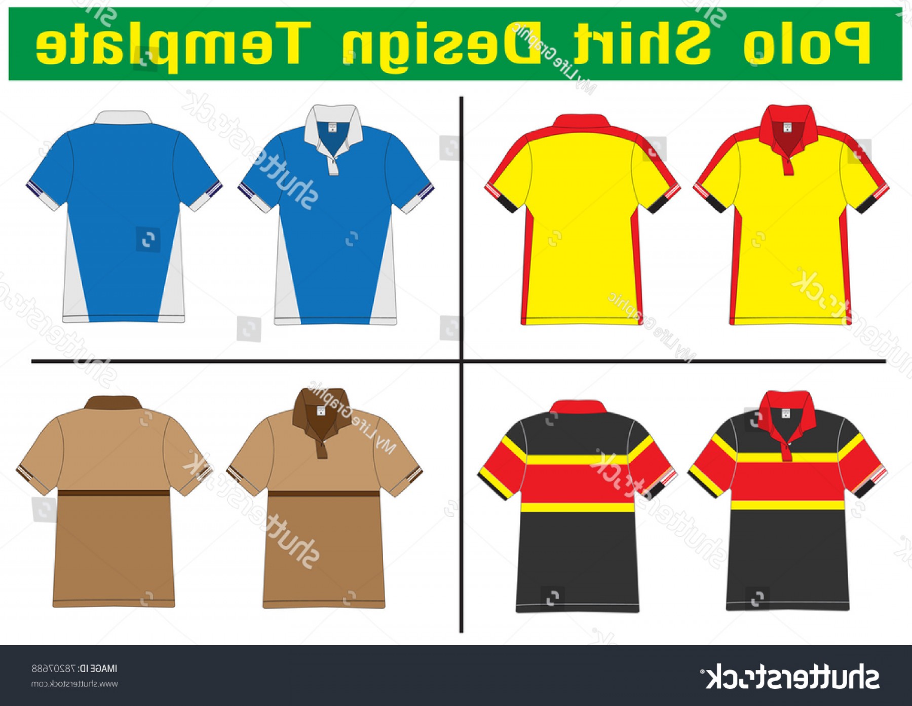 1800x1393 Polo Shirt Design Lined Vector Template Hoodamathrun