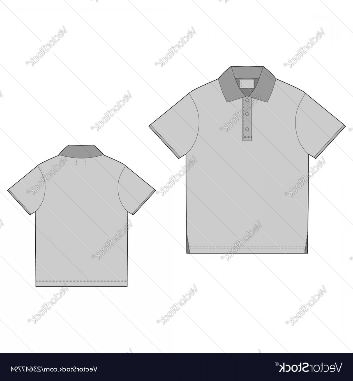 1200x1296 Polo T Shirt Design Template Front And Back Vector Handandbeak