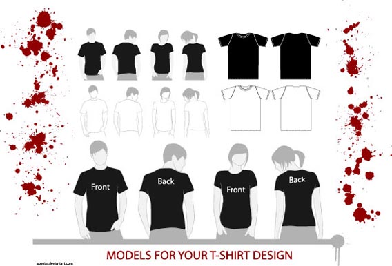 T Shirt Design Vector Template at Vectorified.com | Collection of T