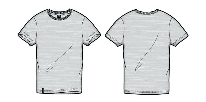 700x348 Blank Tee Shirt Design Template