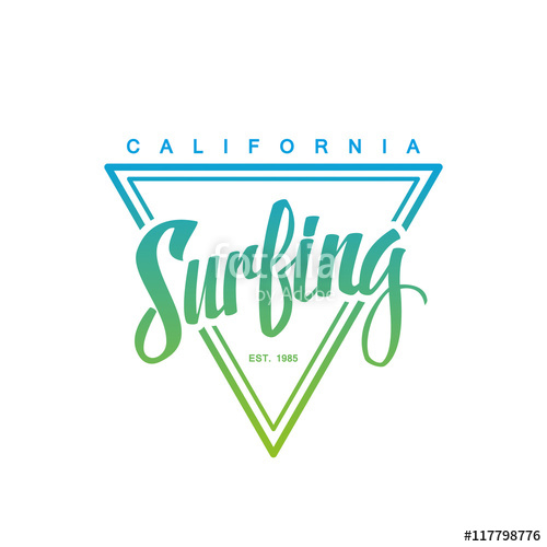 500x500 Surfing Logo Surfing Calligraphy Handwritten Word Surf