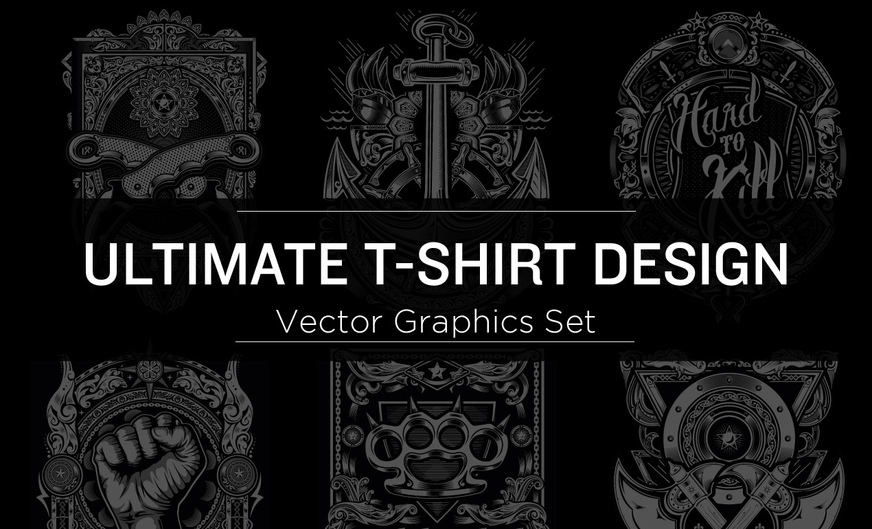 1270x770 T Shirt Design Vector Graphics