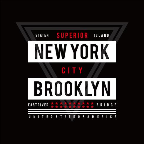 490x490 Typography Design New York City T Shirt Graphic