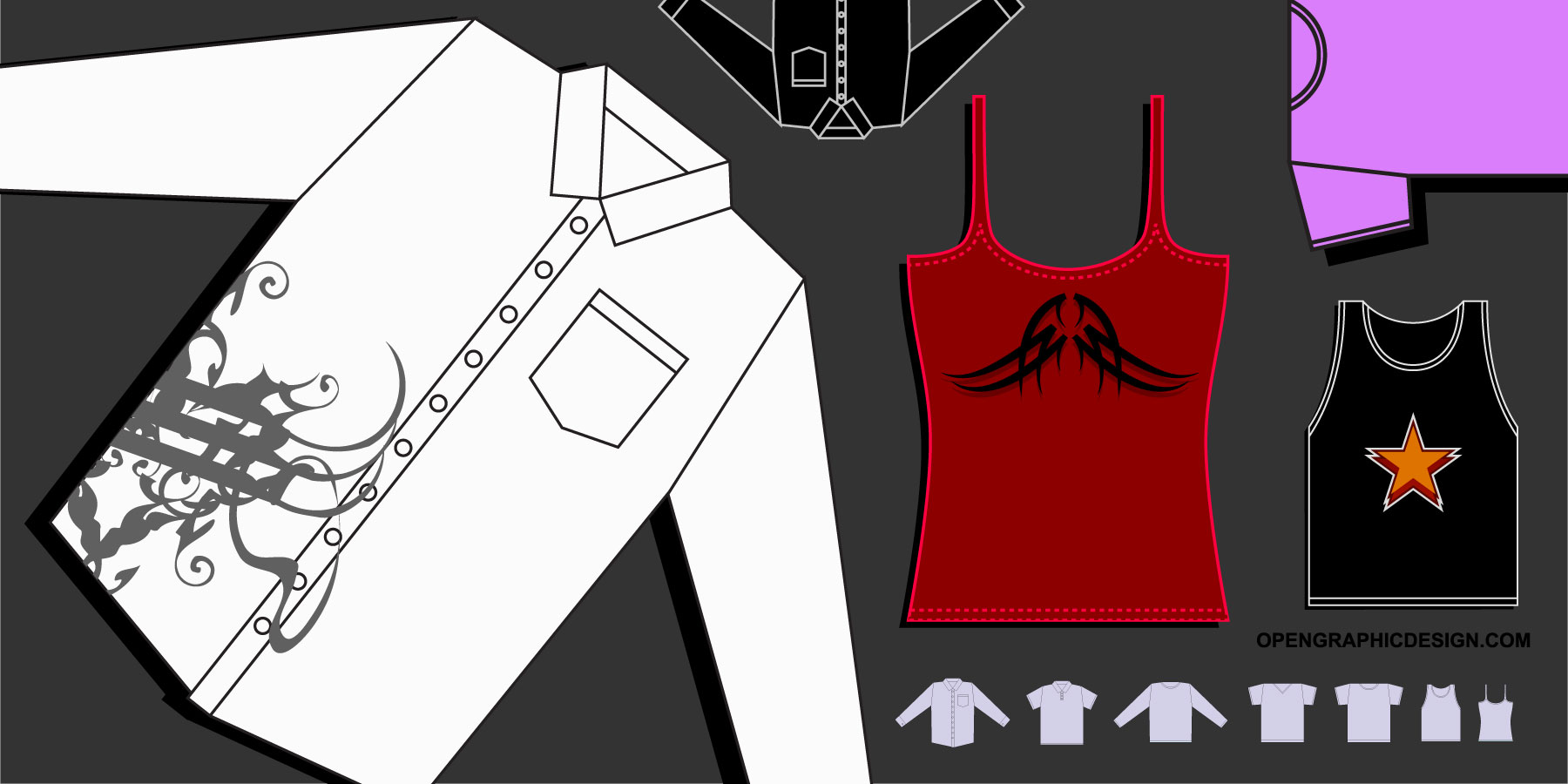 1800x900 Vector T Shirt Graphics