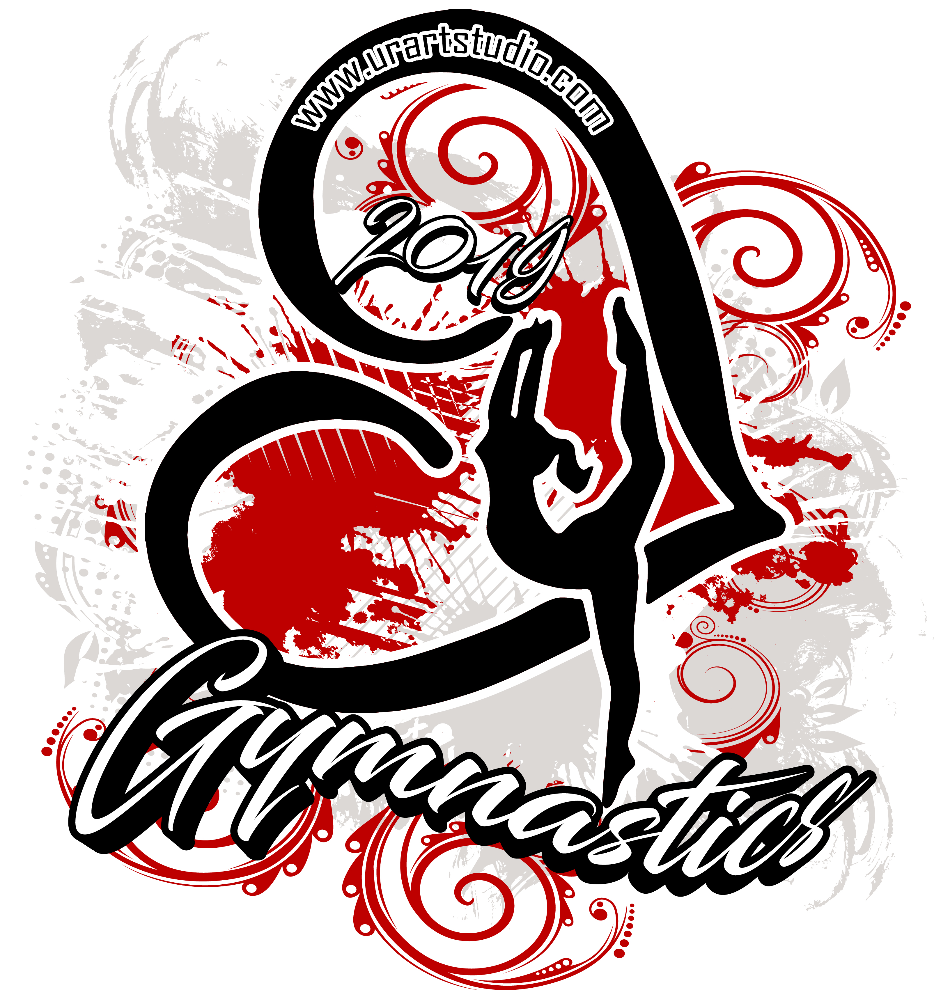 3209x3402 Gymnastics Customizable T Shirt Vector Logo Design For Print