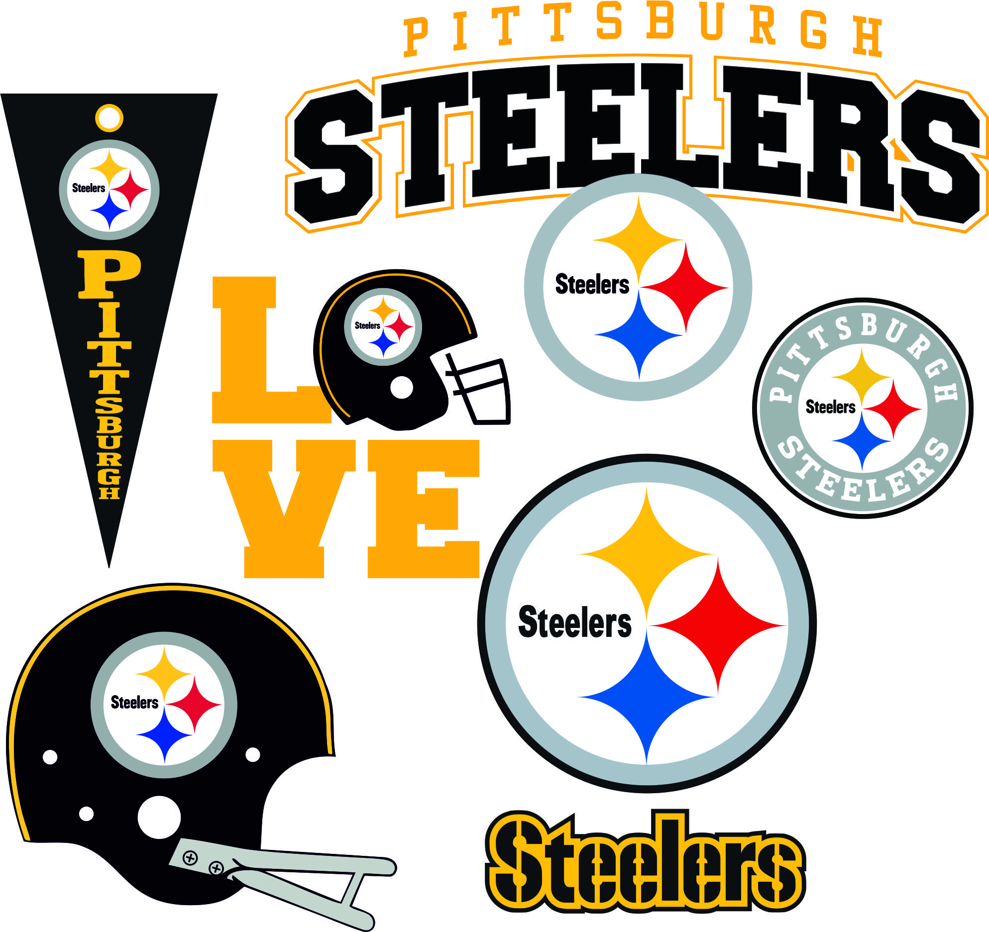 1987x1873 Pittsburgh Steelers Dxf Logo Silhouette Studio Transfer