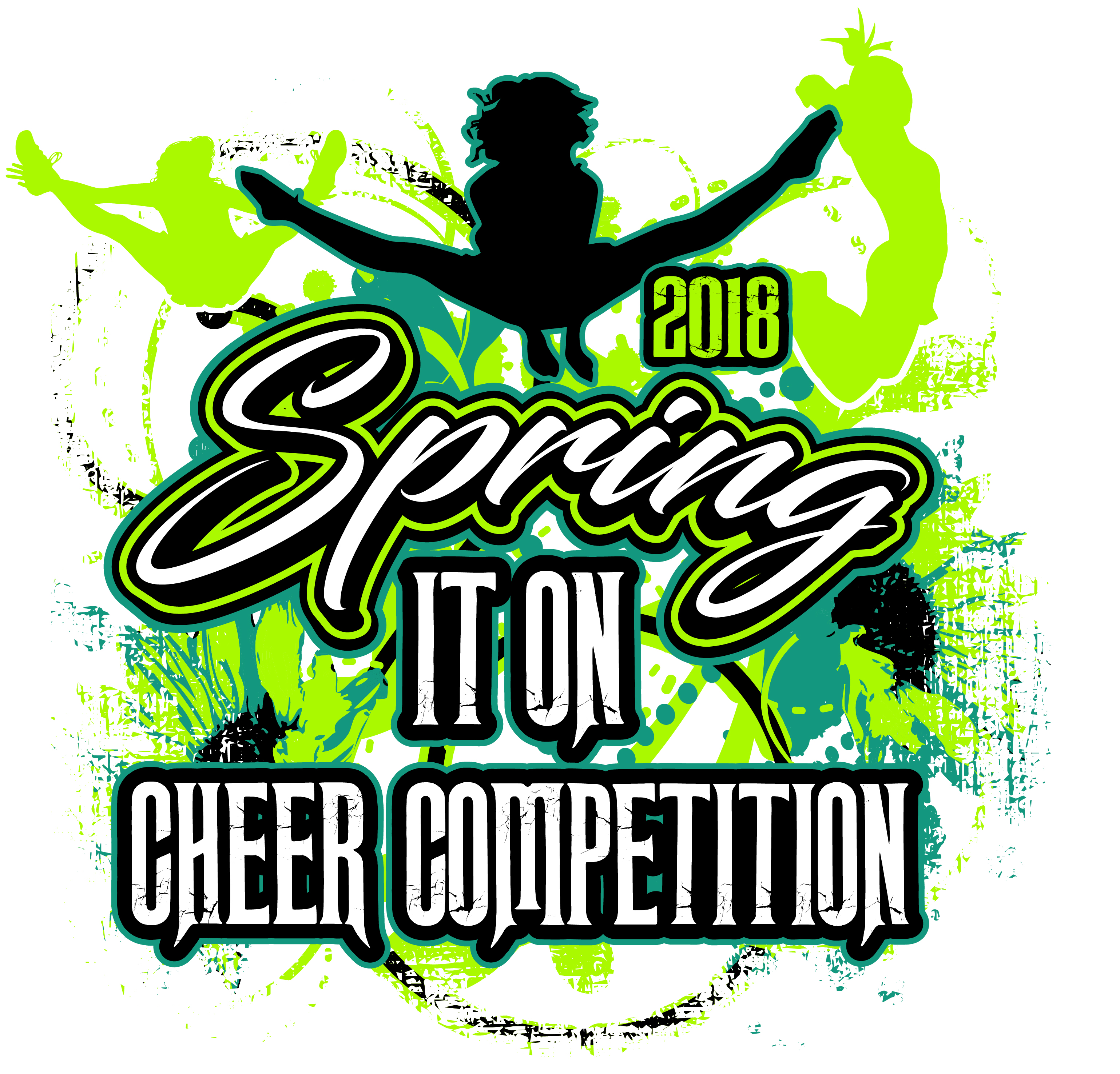 3078x2953 Spring It On Cheer Competition T Shirt Vector Logo Design