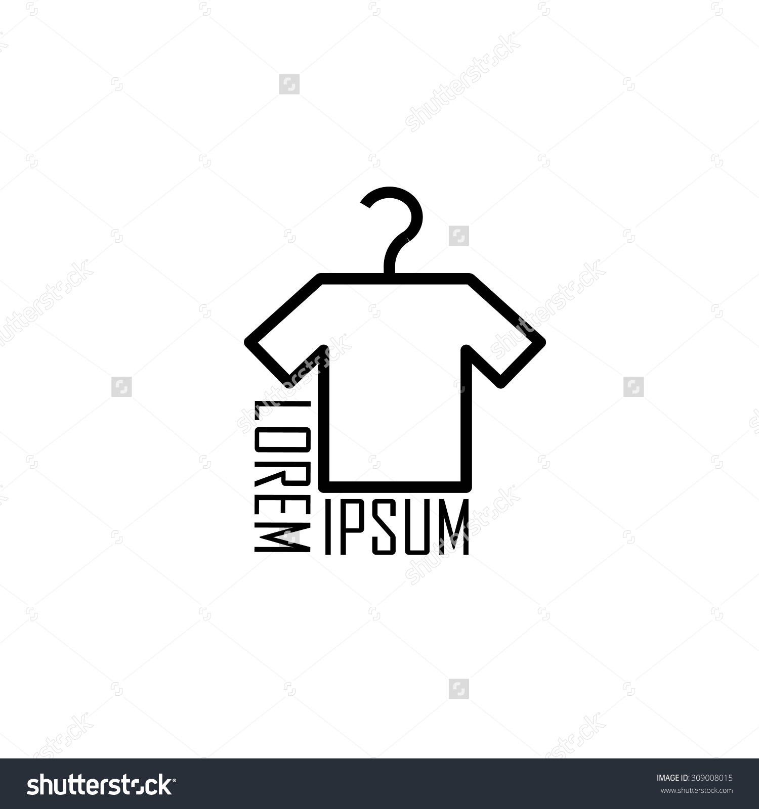 1500x1600 Stock Vector T Shirt Logo Vector Illustration Minimum Points