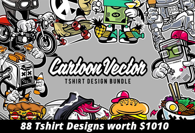 681x465 Cartoon Vector Tshirt Designs