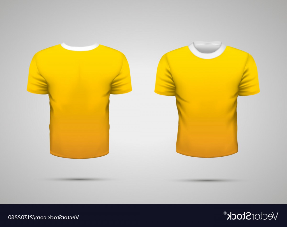 1200x952 Mockup Of Blank Yellow Realistic Sport T Shirt Vector Hoodamathrun