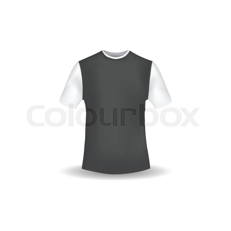 800x800 Realistic T Shirt Mockup Design Stock Vector Colourbox