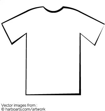 Download T Shirt Outline 335x355 Download T Shirt Outline
