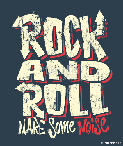Rock And Roll Grunge Print, Vector Graphic Design T Shirt Print 423x500 Rock And Roll Grunge Print, Vector Graphic Design T Shirt Print