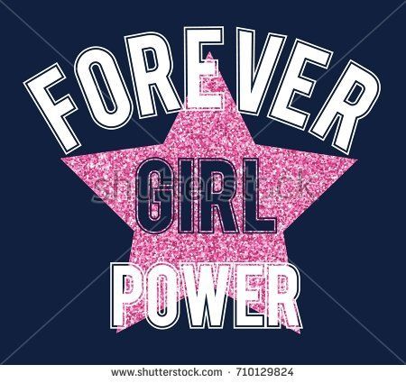 Forever Girl Power Slogan Vector For Girl T Shirt Print Design 450x425 Forever Girl Power Slogan Vector For Girl T Shirt Print Design