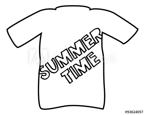 Summer T Shirt Silhouette 500x397 Summer T Shirt Silhouette