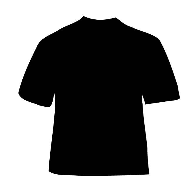 T Shirt Silhouette Vector at Vectorified.com | Collection of T Shirt ...