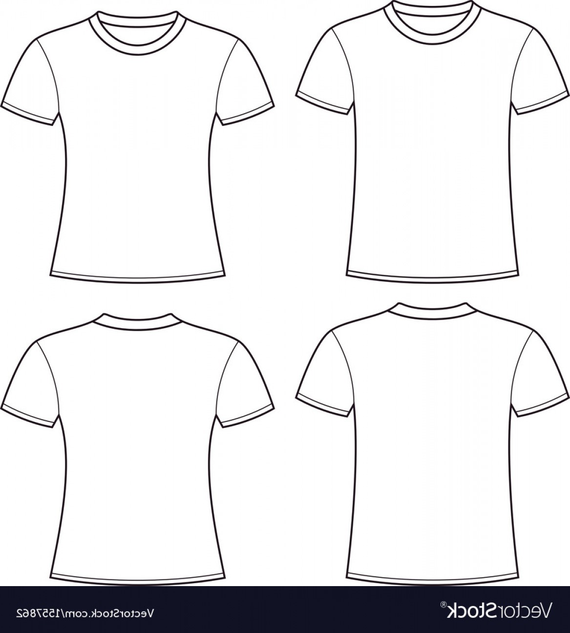 1167x1296 Blank T Shirts Template Vector Handandbeak