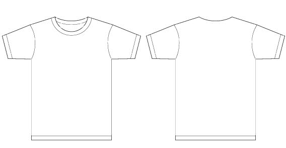 T Shirt Template Vector Free Download at Vectorified.com | Collection ...