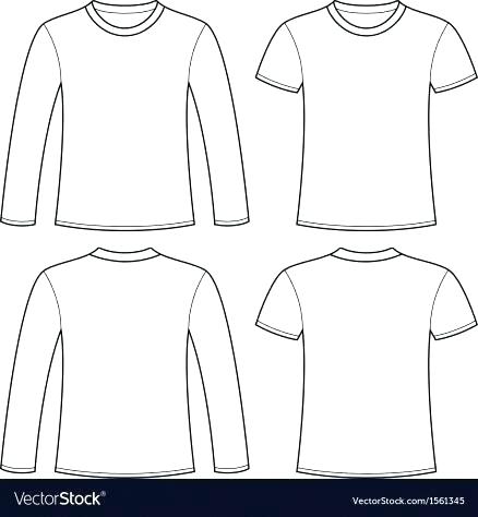 T Shirt Template Vector Free Download at Vectorified.com | Collection ...