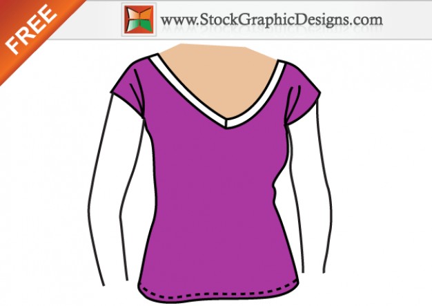 626x443 Girls Free Vector T Shirt Template Design Vector Free Download