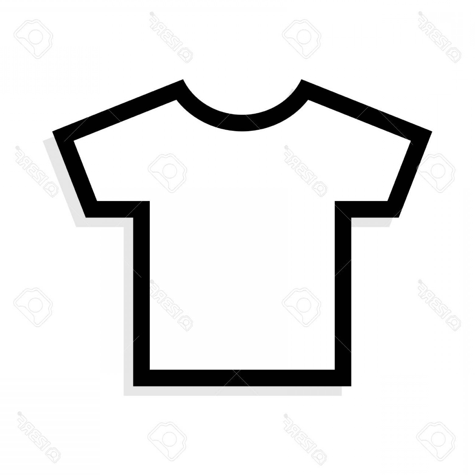 1560x1560 Black And White T Shirt Vector Art Sarahgardan