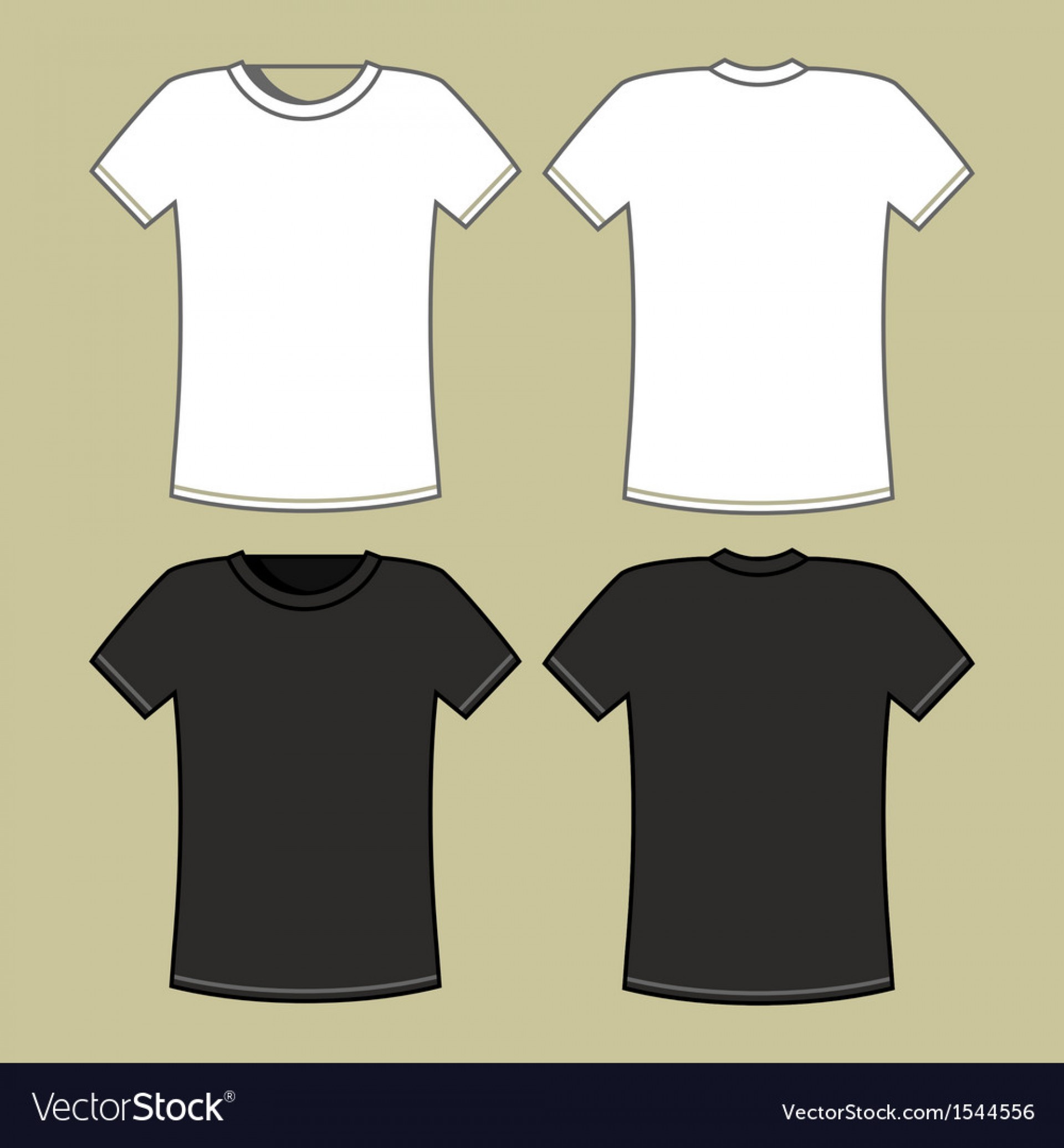1920x2073 Blank T Shirtte Front And Back Vector Royalty Free White Tee Shirt