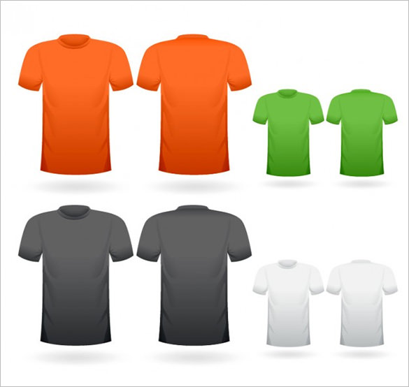 Free Vector T Shirt Mockup at Vectorified.com | Collection of Free ...