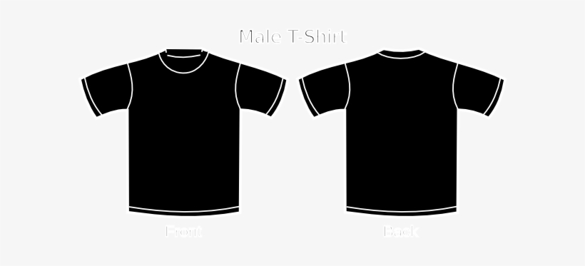 820x373 T Shirt Clipart Front And Back